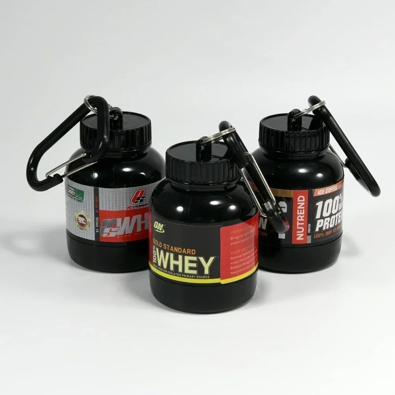 Protein Bar Box - 100/200ML Portable Mini Protein Powder Bottle