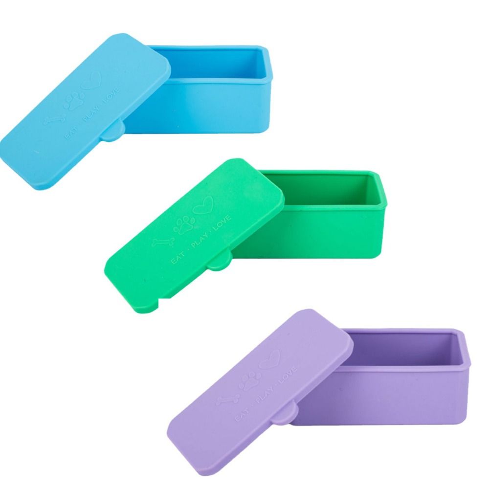 Food Snacks Box - 1/3pcs Serviceable Silicone Food Distribution Box