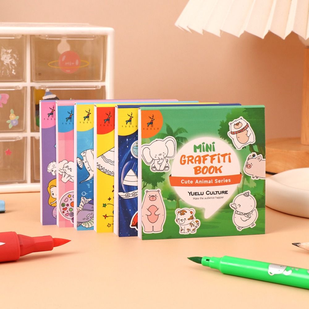 Food Snacks Coloring Book - 50 sheets Cartoon Paper Coloring Book