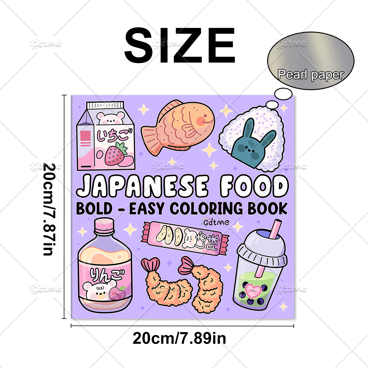 JAPANESE FOOD Bold-easy Patter - Food Snacks Coloring Book recension och pris