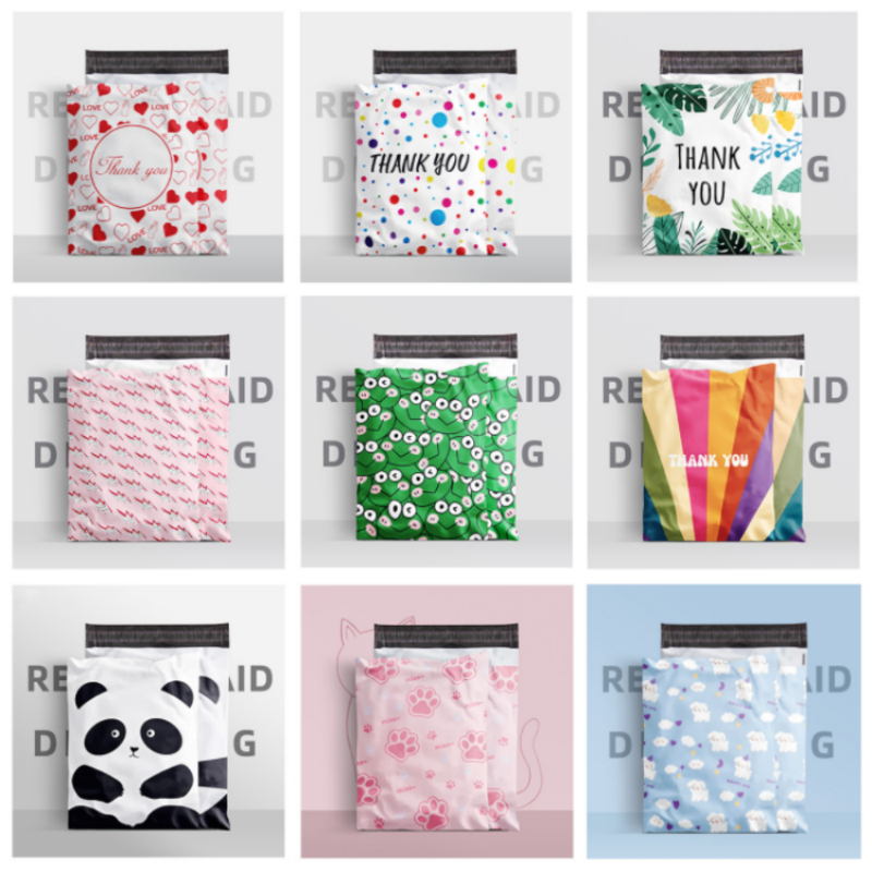 100PCS 10*13in Poly Mailer Adh - Food Snacks Coloring Book recension och pris