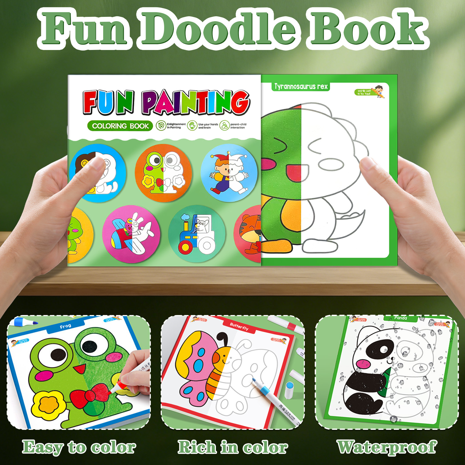 Kids Symmetrical Painting Acti - Food Snacks Coloring Book recension och pris