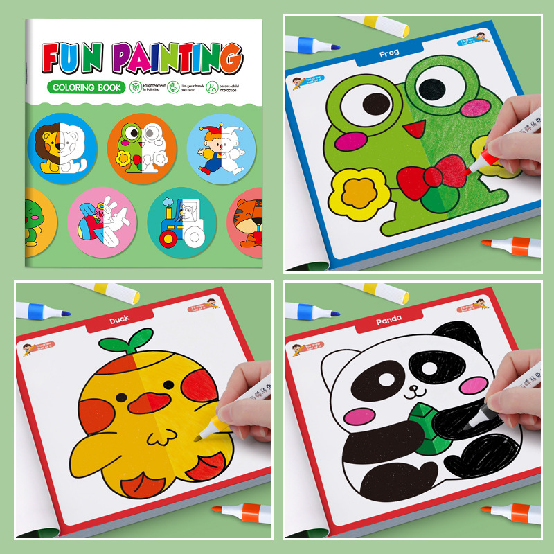Kids Symmetrical Painting Acti - Food Snacks Coloring Book recension och pris