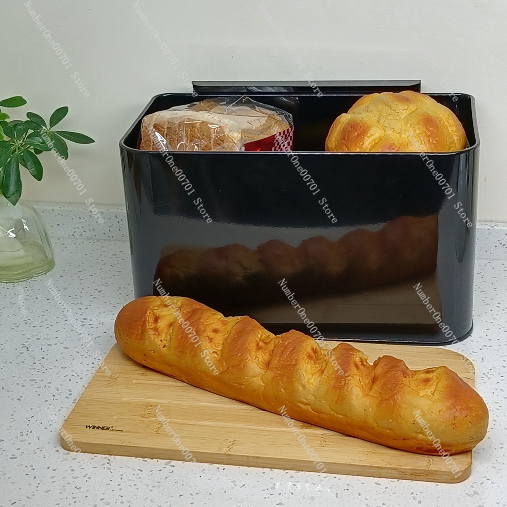 Kitchen Bread Box with Bamboo  - Food Snacks Box recension och pris