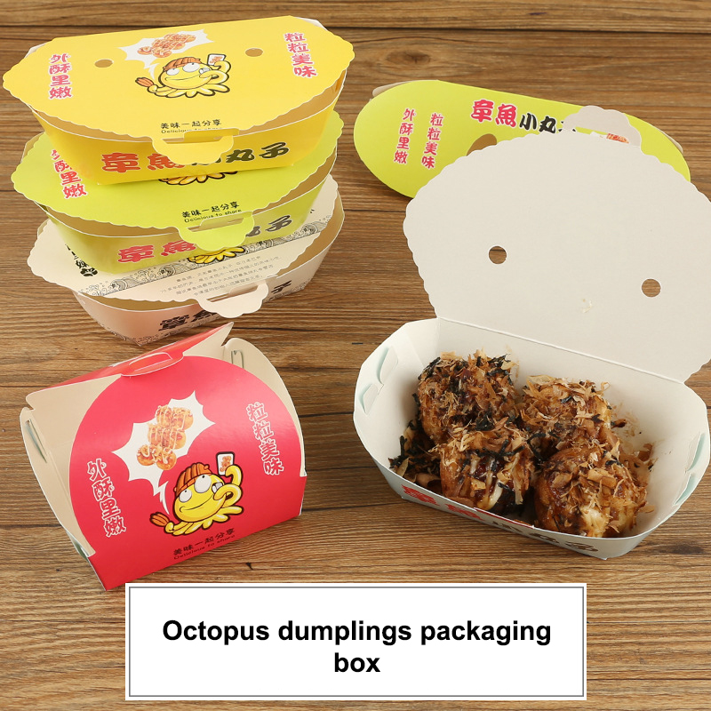 100Pcs Disposable Cartoon Octo - Food Snacks Box recension och pris