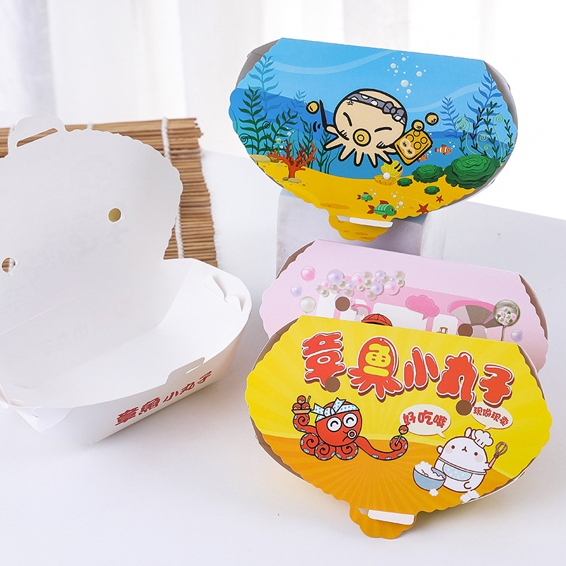 100Pcs Disposable Cartoon Octo - Food Snacks Box recension och pris
