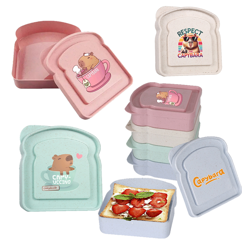 Capybara Sandwich Food Storage - Food Snacks Box recension och pris