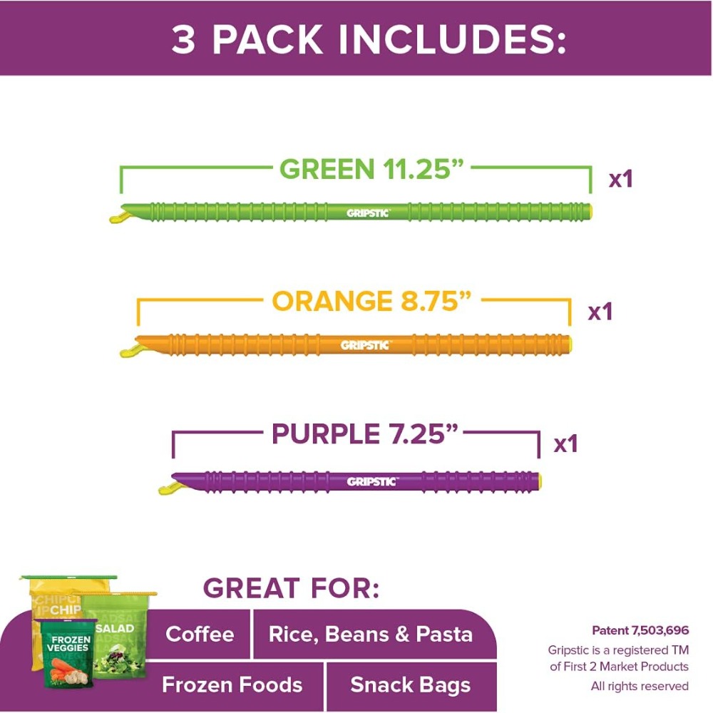 Reusable Bag Sealer Clips - Ai - Zero Food Snacks recension och pris