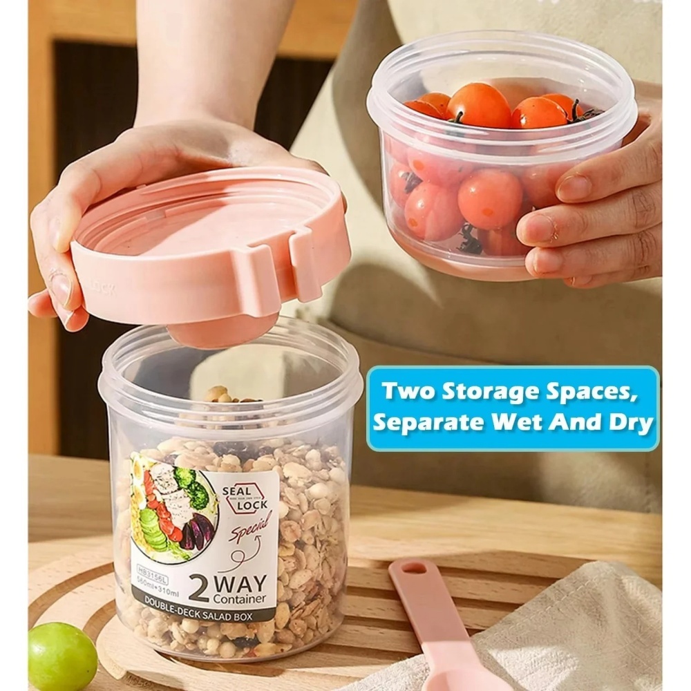 Portable Salad Cup Breakfast C - Food Snacks Box recension och pris