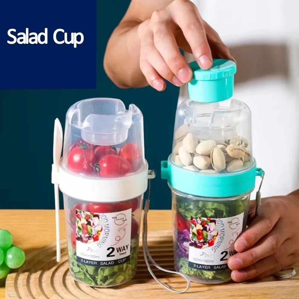 Portable Salad Cup Breakfast C - Food Snacks Box recension och pris