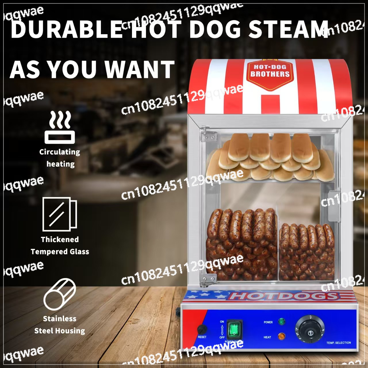 Commercial Automatic Hot Dog B - Food Processor Snacks recension och pris
