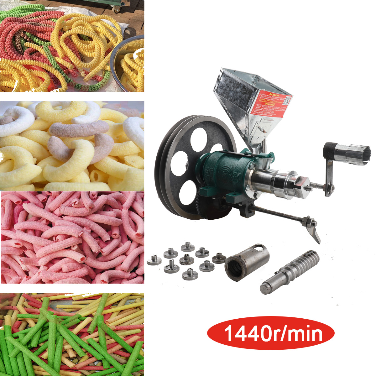 25Kg/h Snack Extruder Corn Ric - Food Processor Snacks recension och pris
