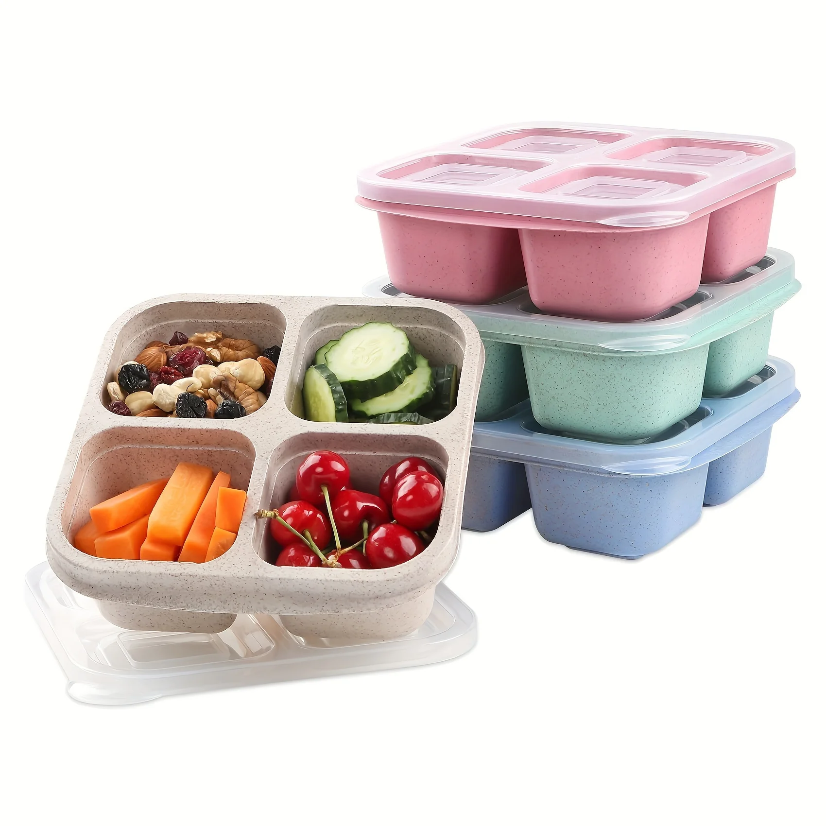 Snack Box with Four Transparen - Food Snacks Box recension och pris