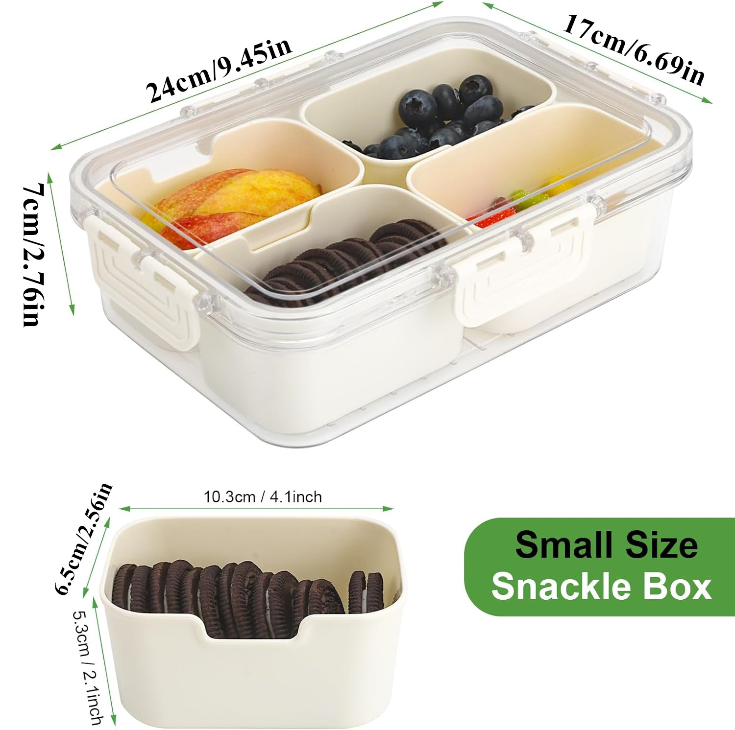 Portable food storage box, sna - Food Snacks Box recension och pris