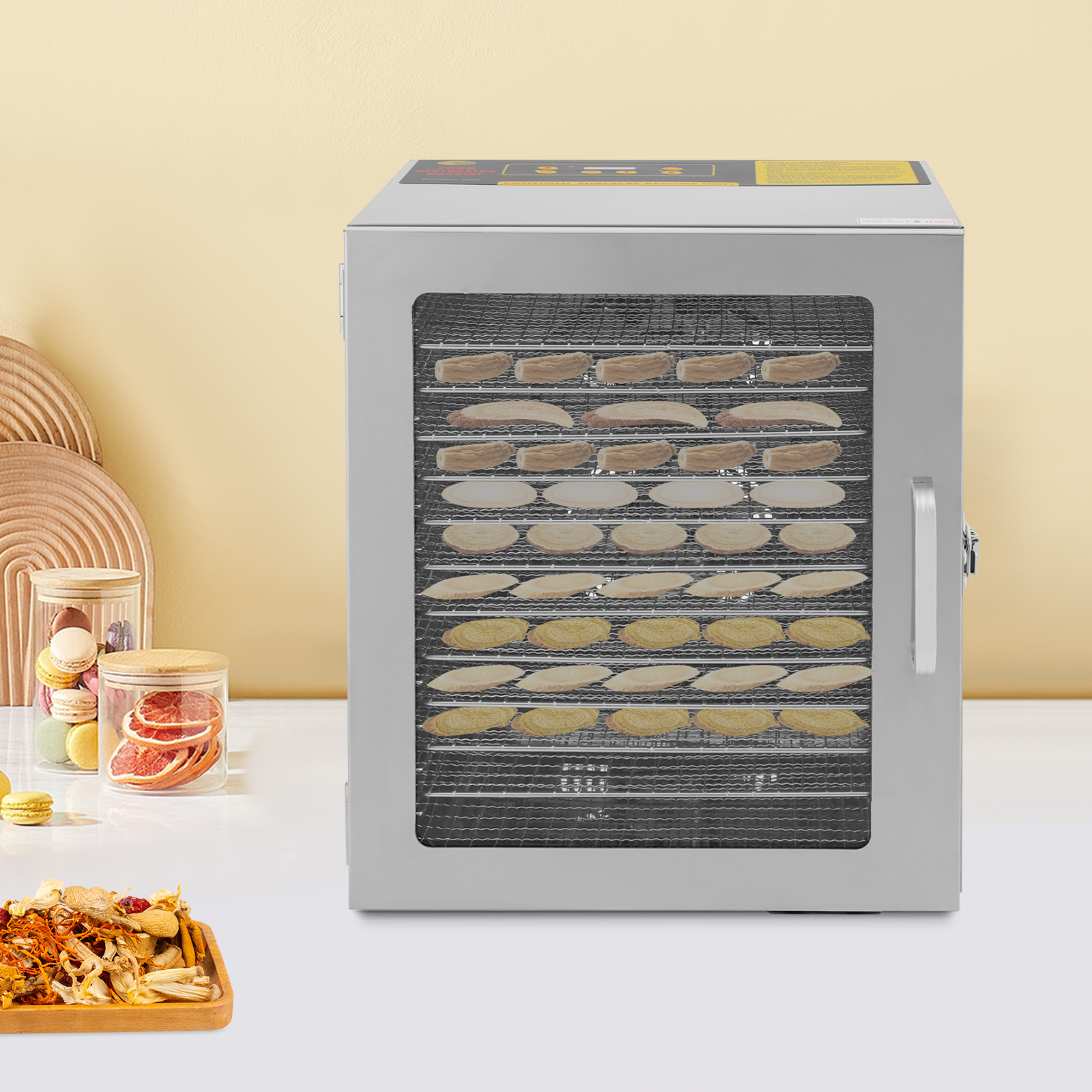 Silver Fruit Dryer 1000W 110V  - Food Processor Snacks recension och pris