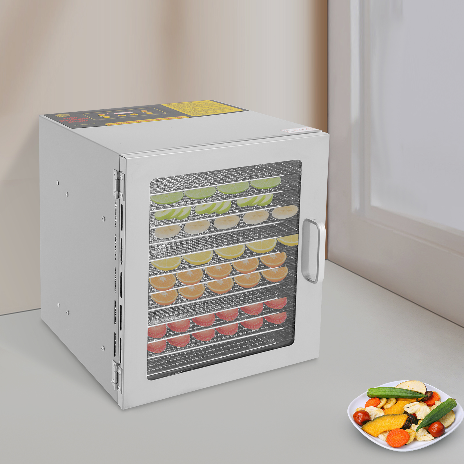 Silver Fruit Dryer 1000W 110V  - Food Processor Snacks recension och pris