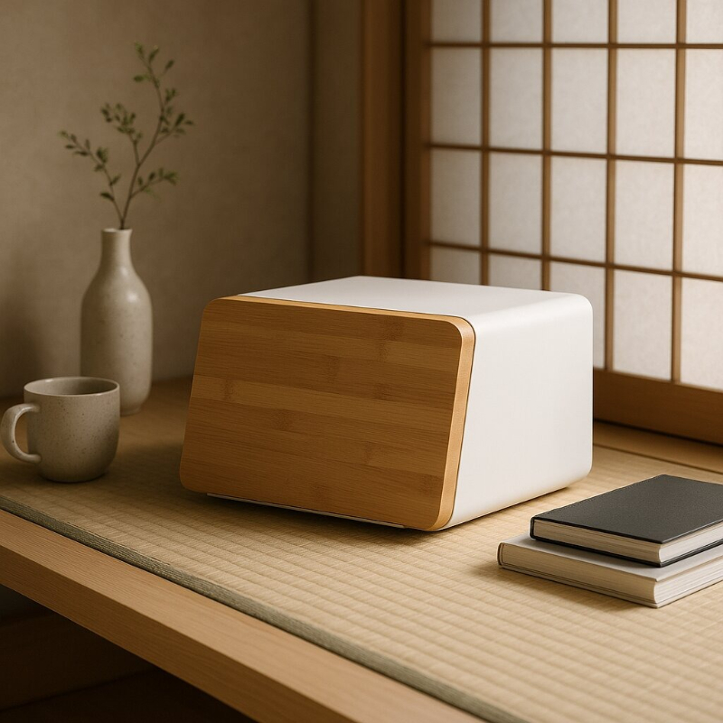Bamboo Bread Box for Kitchen S - Food Snacks Box recension och pris