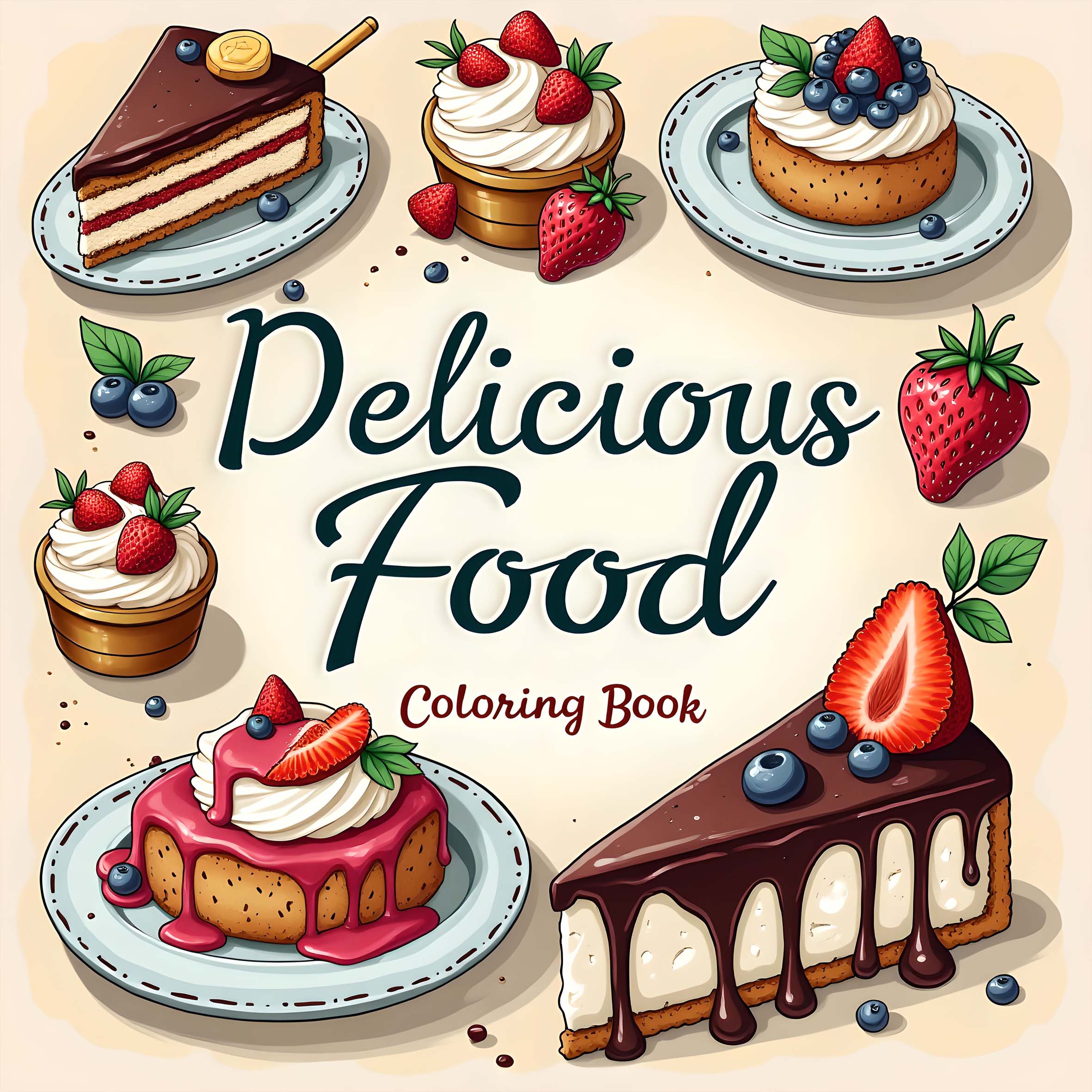 1pc Food Style Art Coloring Bo - Food Snacks Coloring Book recension och pris