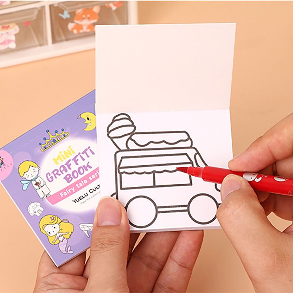 50 sheets Cartoon Paper Colori - Food Snacks Coloring Book recension och pris