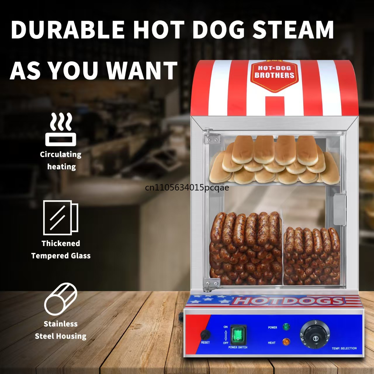 Commercial Automatic Hot Dog B - Food Processor Snacks recension och pris
