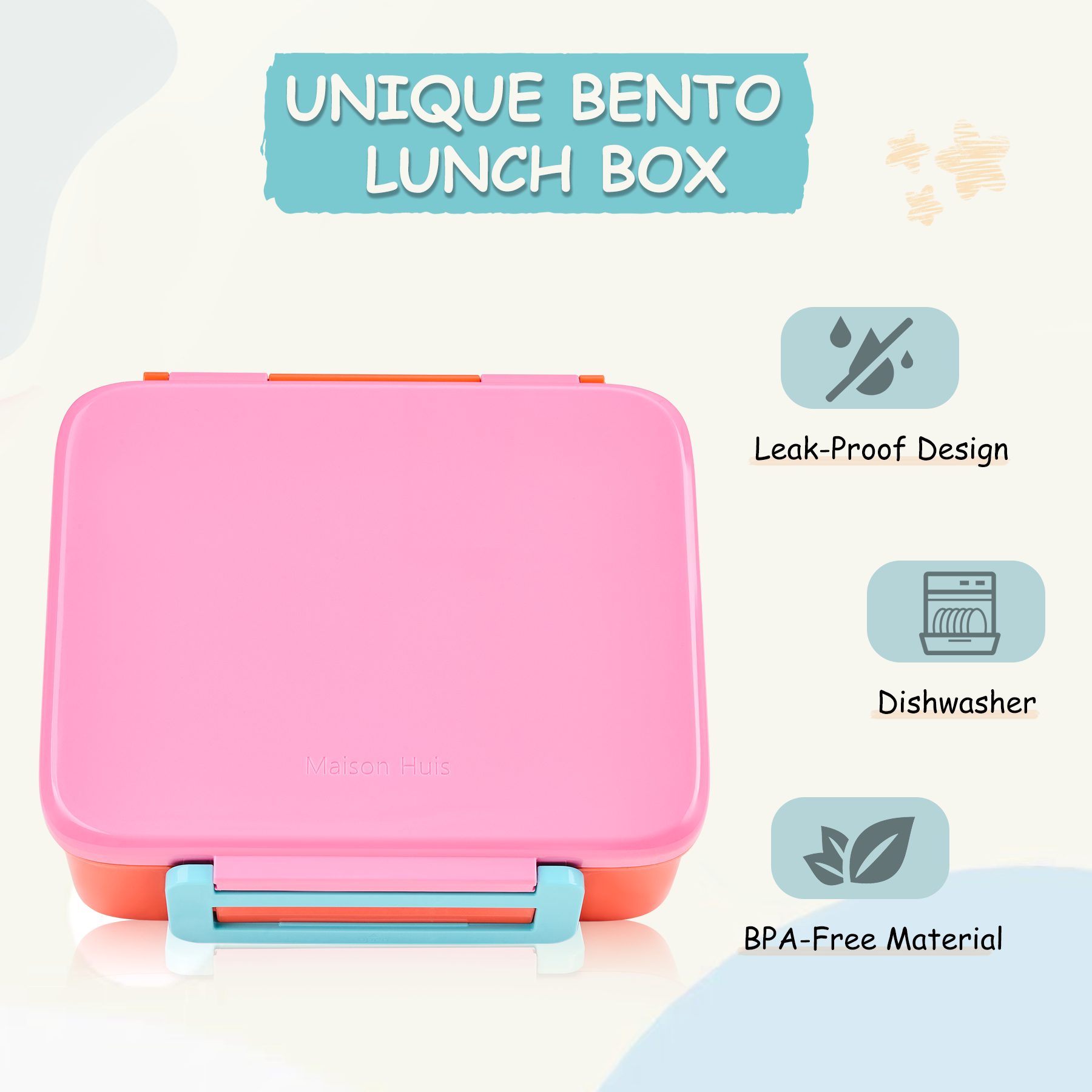 Bento Lunch Box for Kids with  - Food Snacks Box recension och pris
