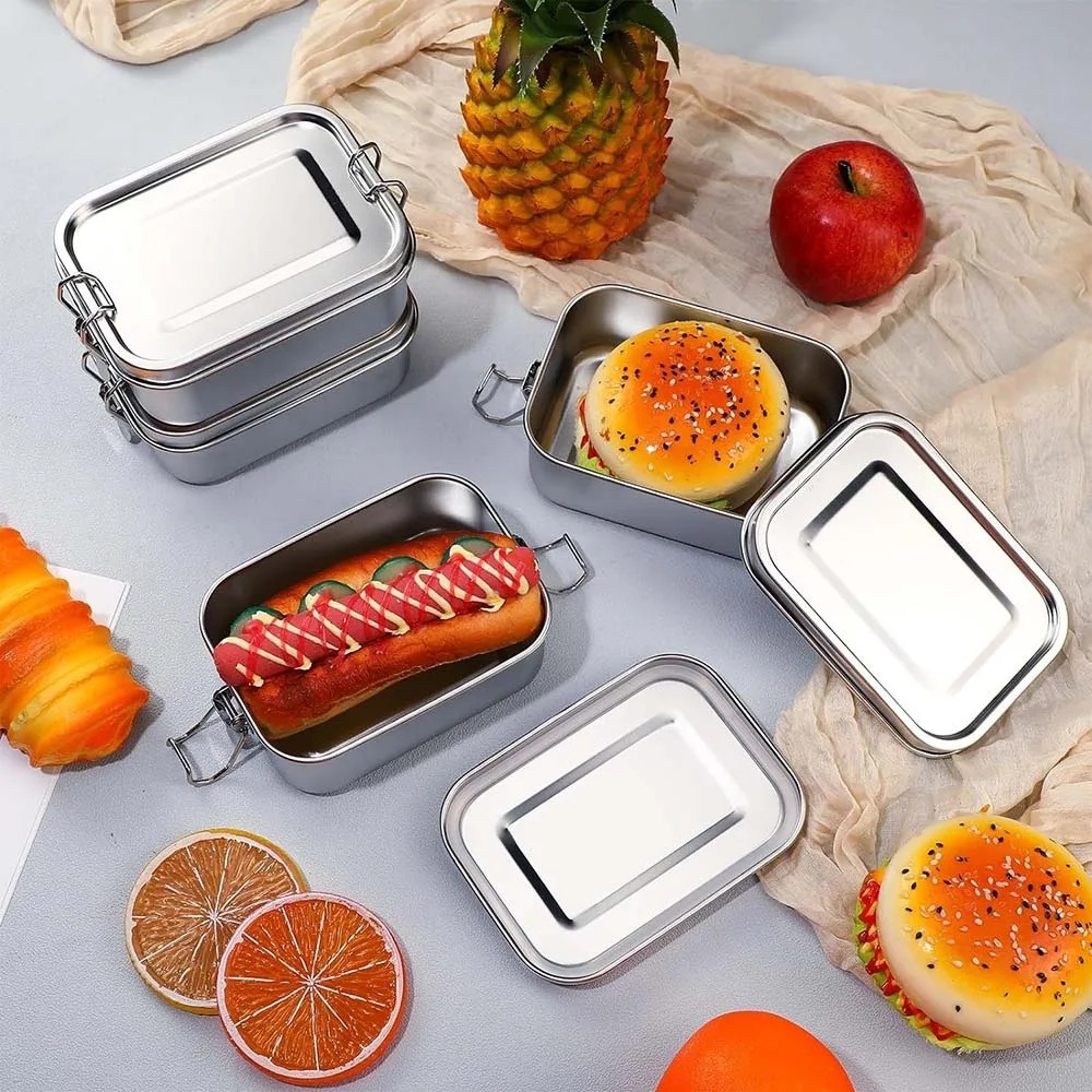 Stainless Steel Bento Box Meta - Food Snacks Box recension och pris