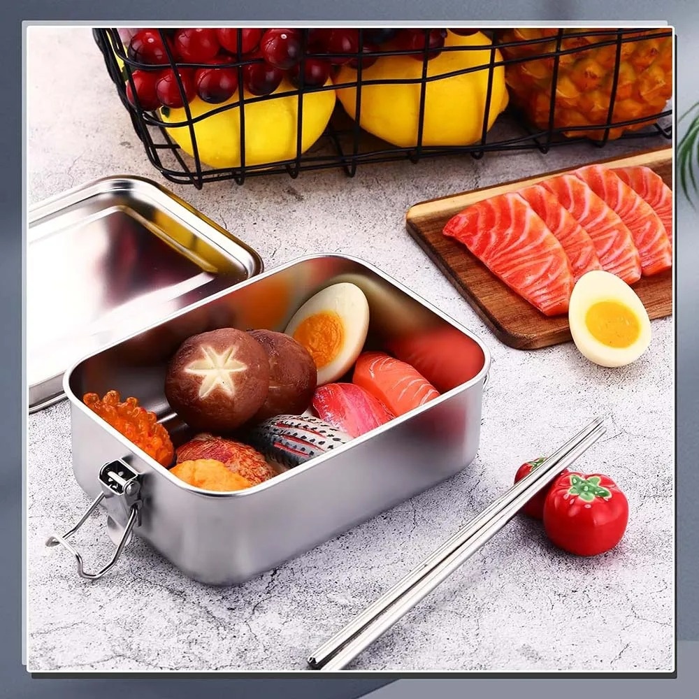 Stainless Steel Bento Box Meta - Food Snacks Box recension och pris
